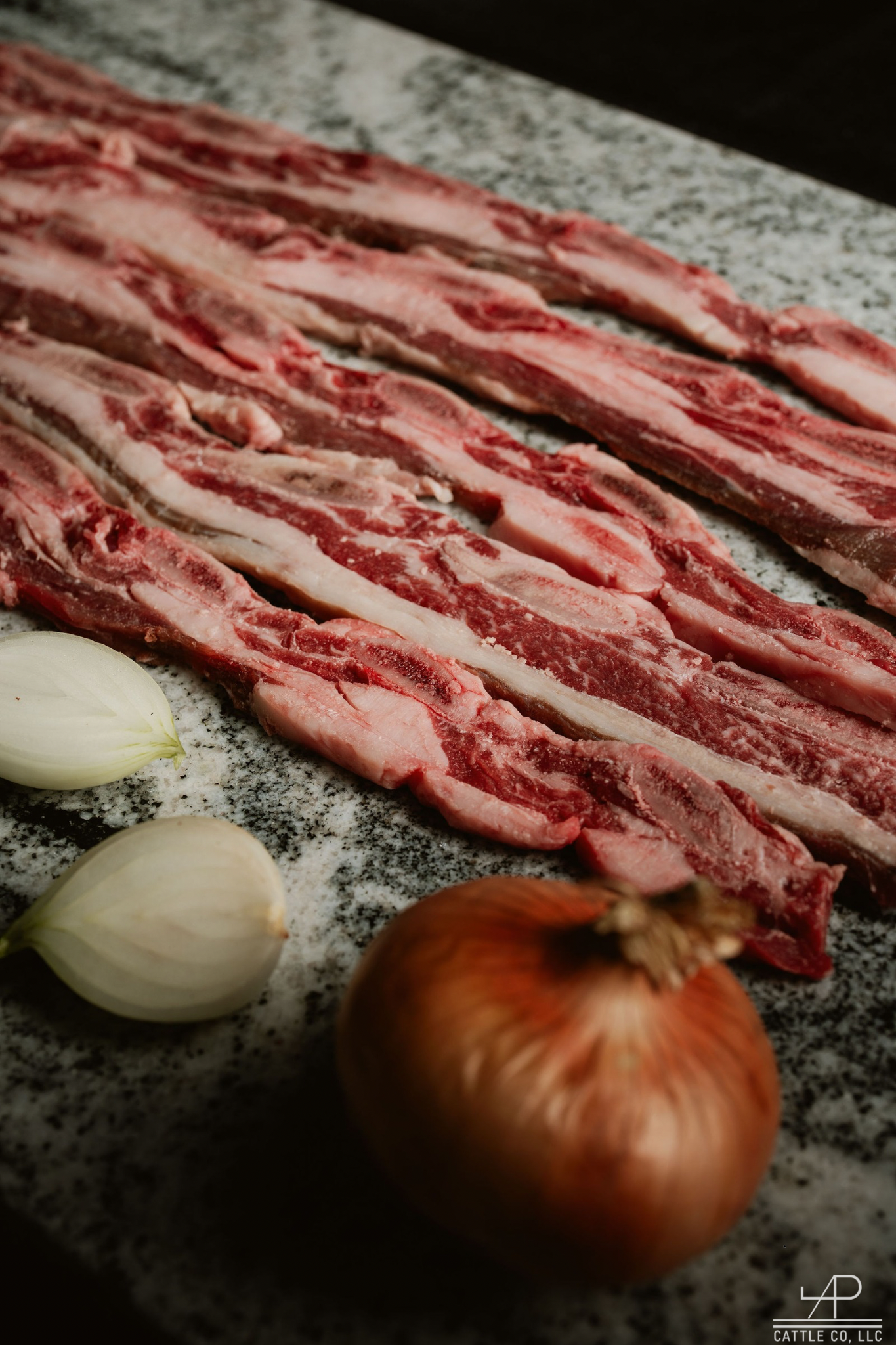 Thin Sliced Flanken Cut Short Ribs